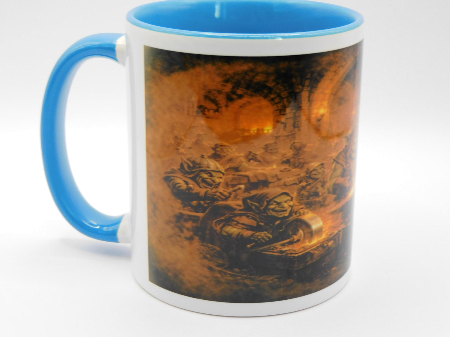 🔨 Fantasy Tasse – Goblins in der Schmiede