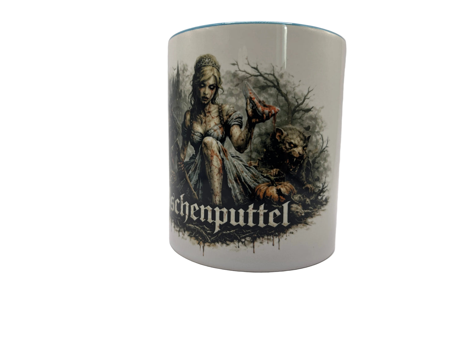 Aschenputtel Horror Tasse – Dark Fantasy Märchen Design | 330 ml Keramiktasse