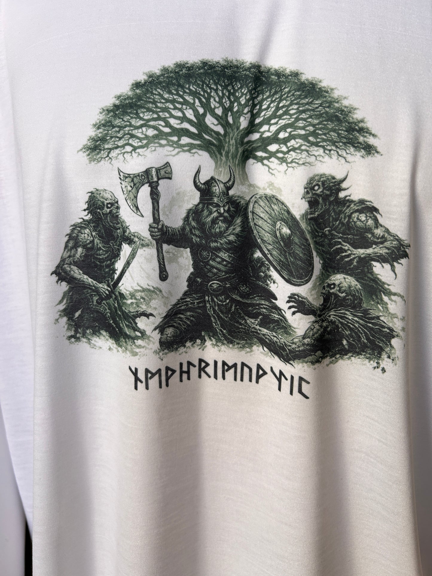 🌳 Viking Sportshirt – Kampf unter Yggdrasil