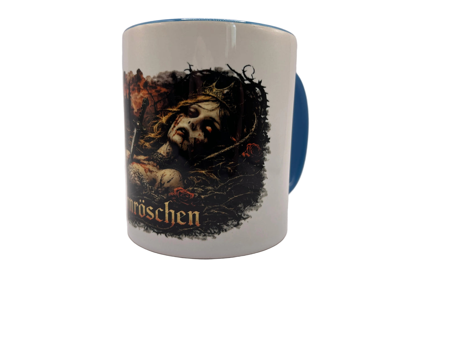 Dornröschen Horror Tasse – Dark Fantasy Märchen | 330ml Keramik, spülmaschinenfest