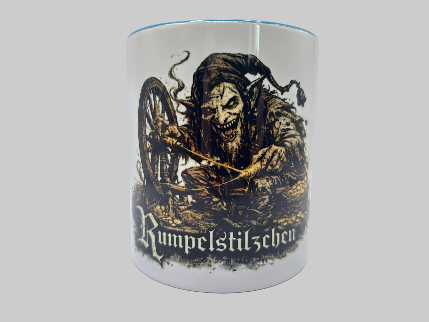 Rumpelstilzchen Tasse 330 ml – Dark Fantasy Märchen Keramik-Tasse | Spülmaschinenfest