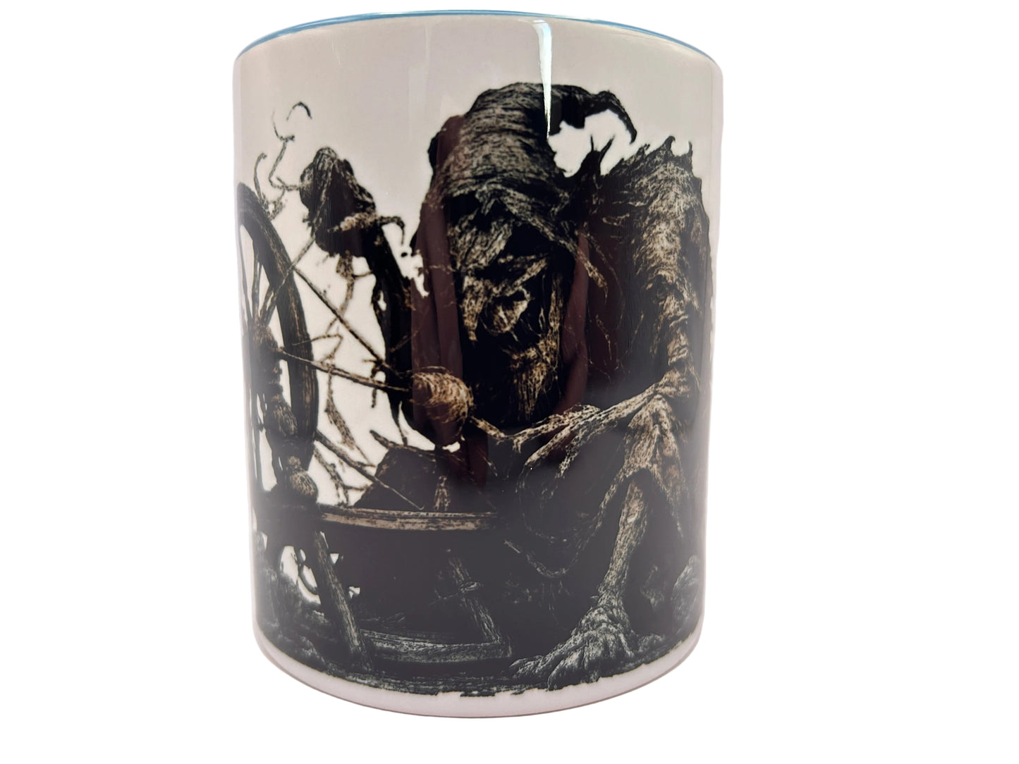 Rumpelstilzchen Horror Tasse – Spinnrad Dark Fantasy | 330 ml Keramiktasse