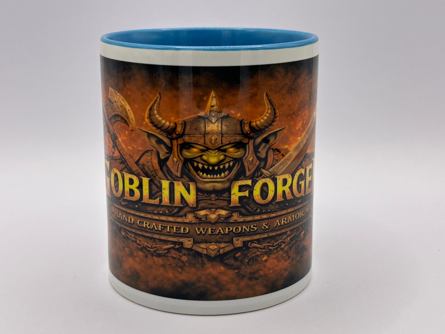 🔥 Goblin Forged Tasse – Hand Crafted Weapons & Armor
