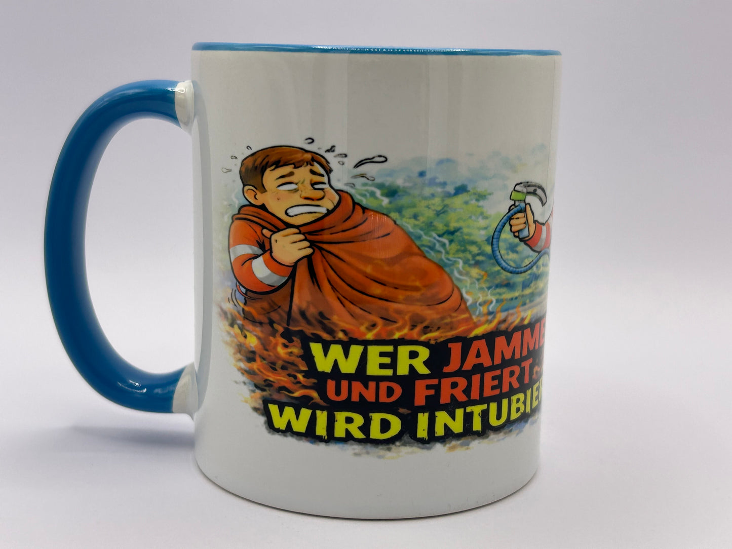 🚑 Tasse „Wer jammert und friert, wird intubiert“ – Rettungsdienst Humor