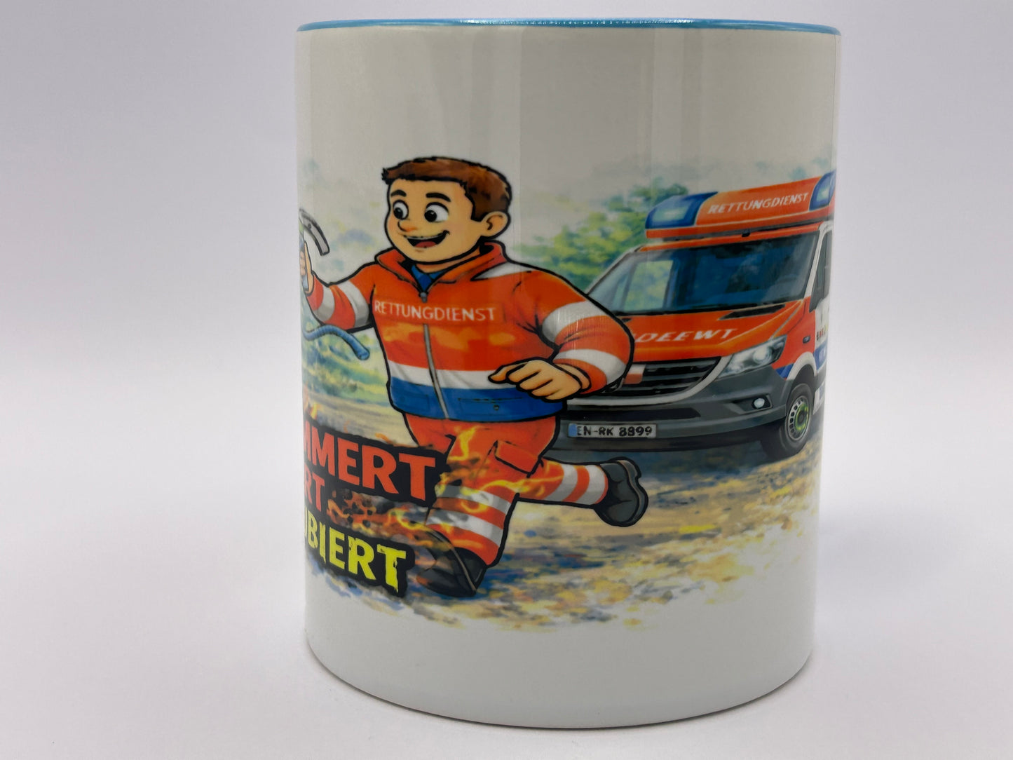 🚑 Tasse „Wer jammert und friert, wird intubiert“ – Rettungsdienst Humor