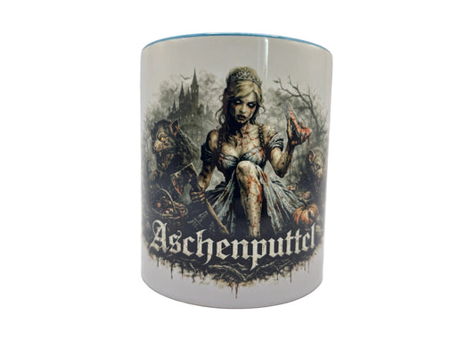 Aschenputtel Horror Tasse – Dark Fantasy Märchen Design | 330 ml Keramiktasse