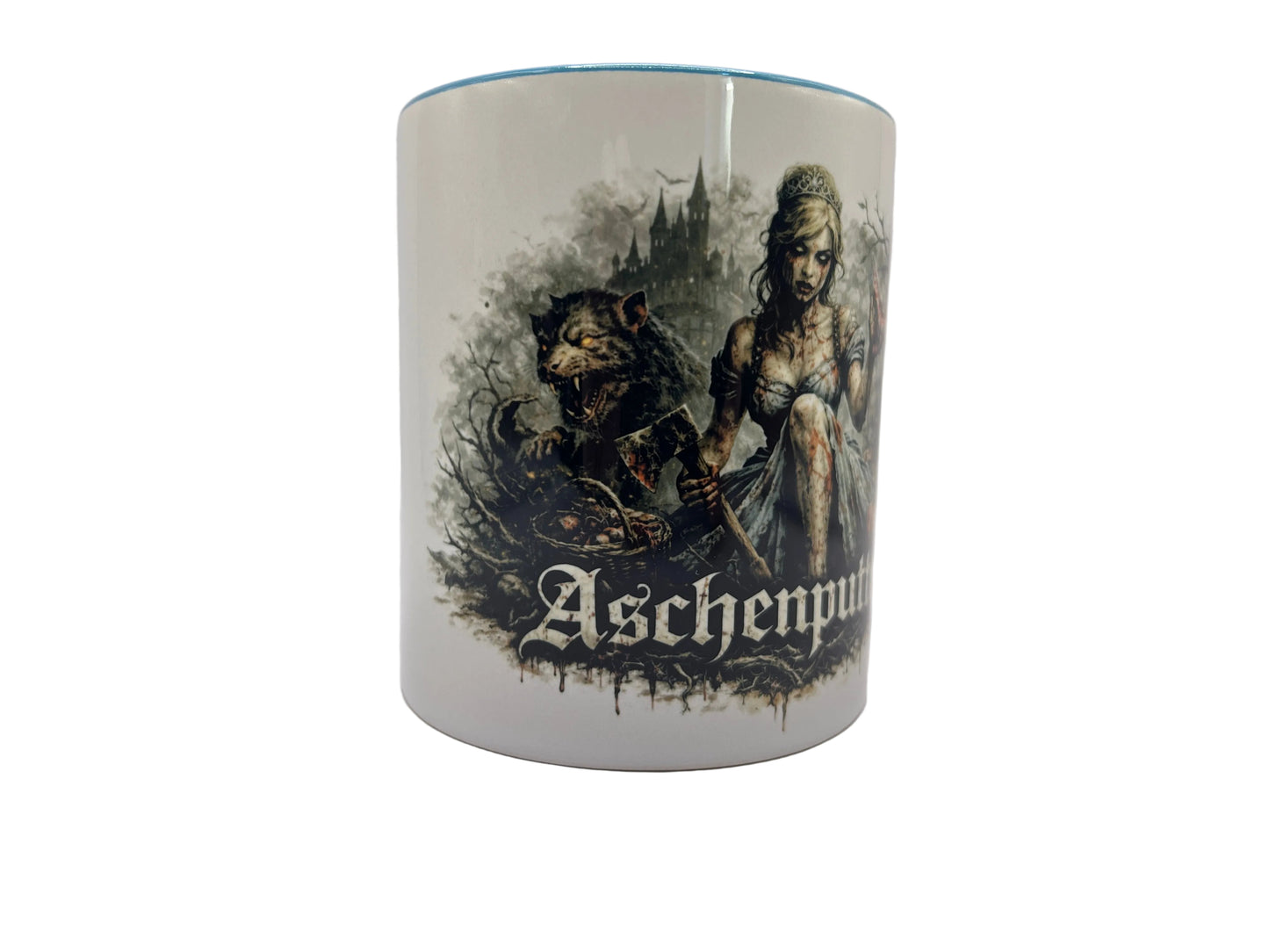 Aschenputtel Horror Tasse – Dark Fantasy Märchen Design | 330 ml Keramiktasse