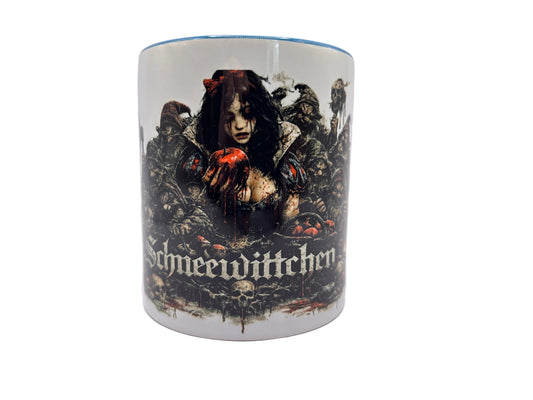 Schneewittchen Horror Tasse – Dark Fantasy Märchen | 330ml Keramik, spülmaschinenfest