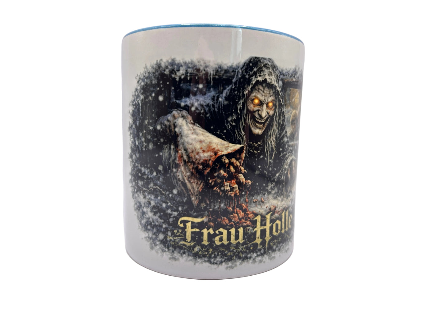 Frau Holle Horror Tasse – Dark Märchen Design | 330ml Keramik, spülmaschinenfest