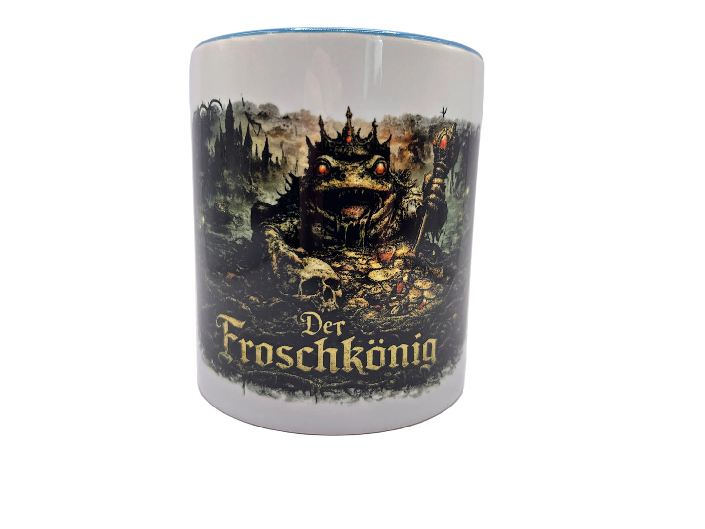 Der Froschkönig Horror Tasse – Dark Fantasy Märchen | 330ml Keramik, spülmaschinenfest