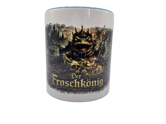 Der Froschkönig Horror Tasse – Dark Fantasy Märchen | 330ml Keramik, spülmaschinenfest