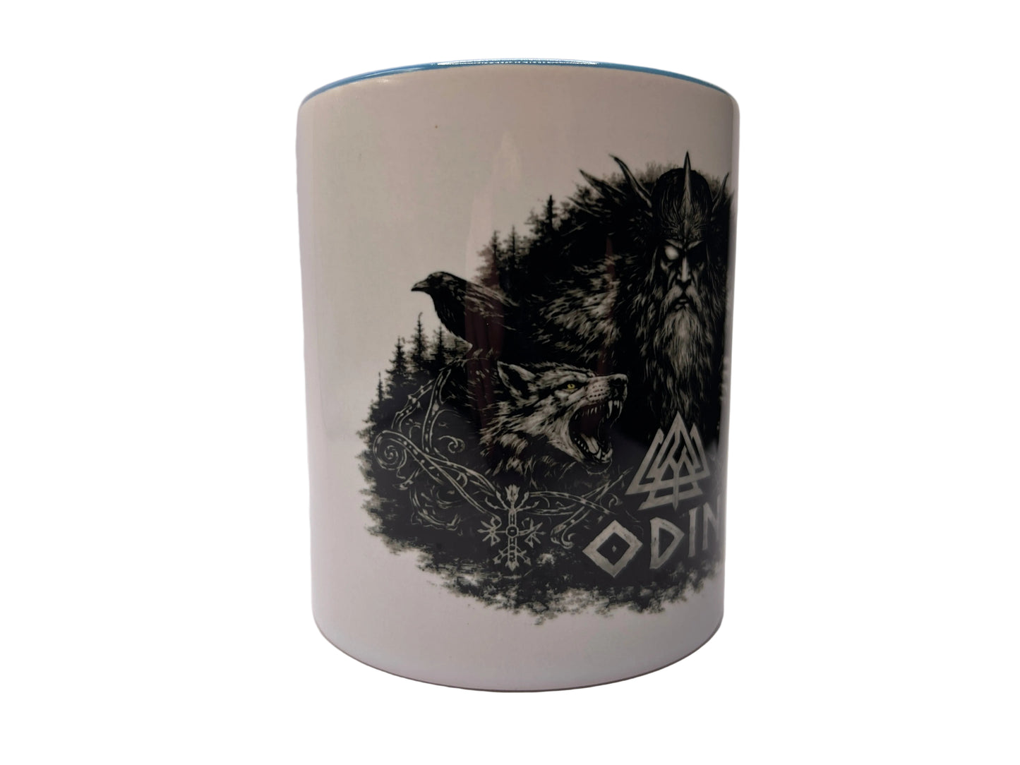 Odin Tasse – Wikinger Gott Dark Fantasy Design | Nordische Mythologie | 330 ml Keramik Becher