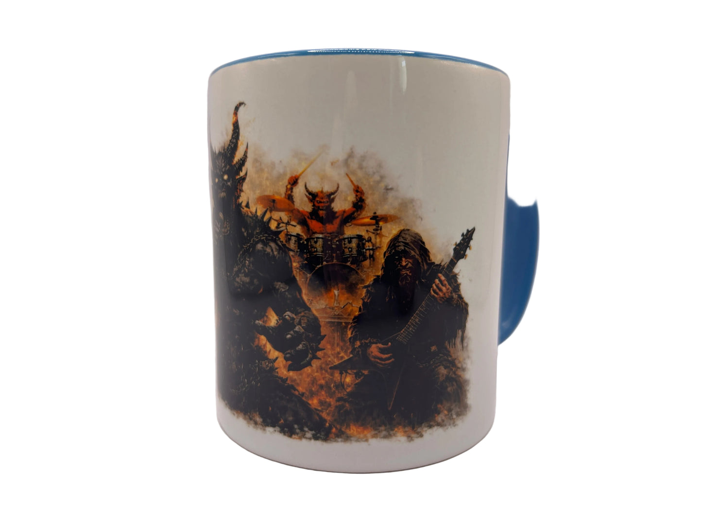 Dark Metal Dämonen Sänger Tasse – Blank Order War Series | 330ml Heavy Metal Mug