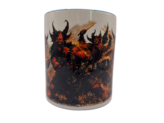 Dark Metal Dämonen Tasse – Blank Order War Series | 330ml Heavy Metal Mug