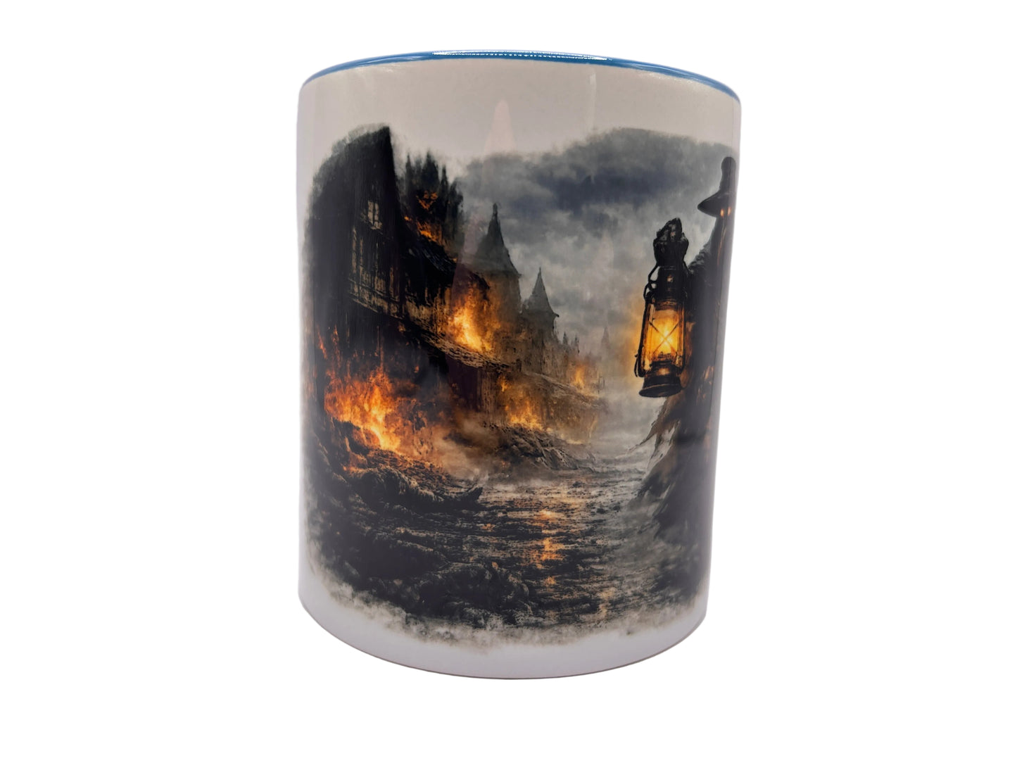 Pestdoktor Tasse – Dark Fantasy Mittelalter Becher mit Laterne | 330ml Keramik