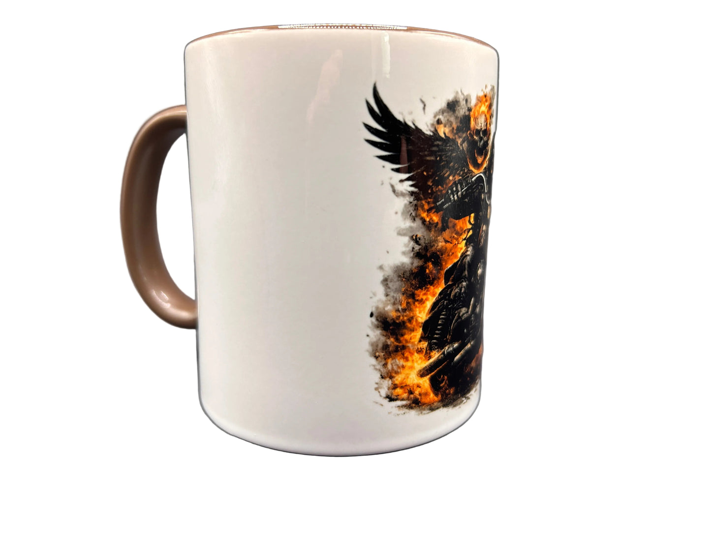 Biker Skull Tasse – Motorrad Horror Design | 330 ml Keramik, spülmaschinenfest