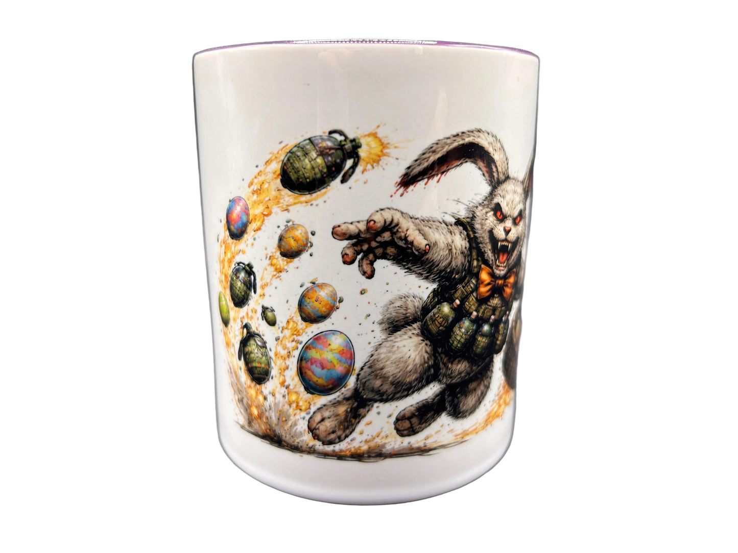 Horror Oster Tassen Set (3er) – Dunkler Osterhase Design | 330 ml Keramik, spülmaschinenfest