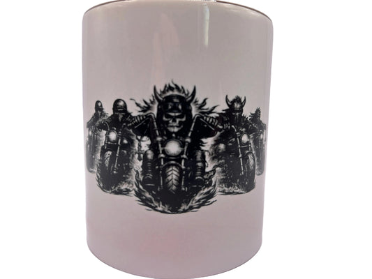 Biker Gang Tasse – Skull Rider Crew | Motorrad & Dark Design 330ml