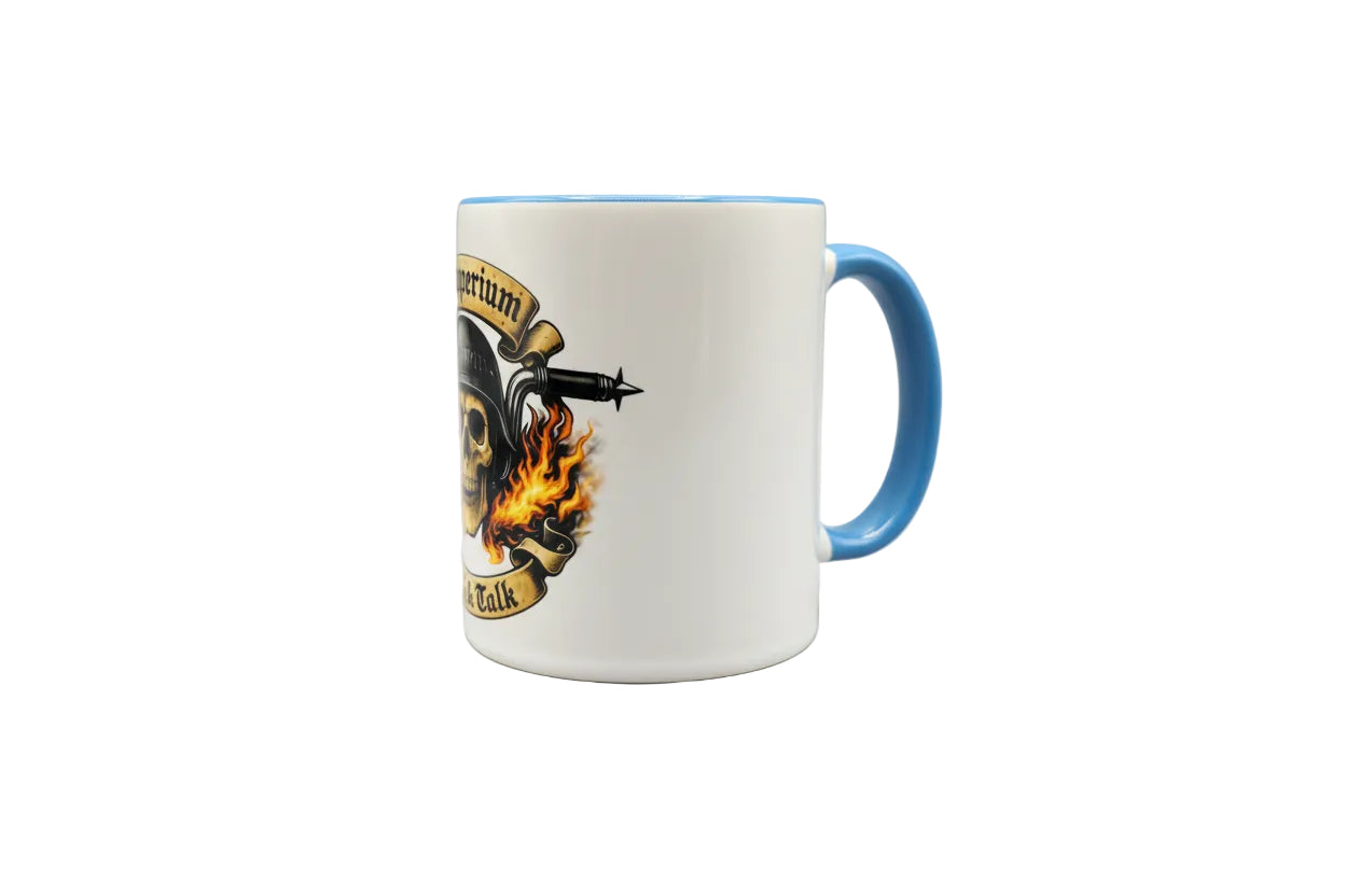 Chopperium Tasse 330 ml – Biker Skull Design | Exklusive YouTuber Fan Tasse spülmaschinenfest