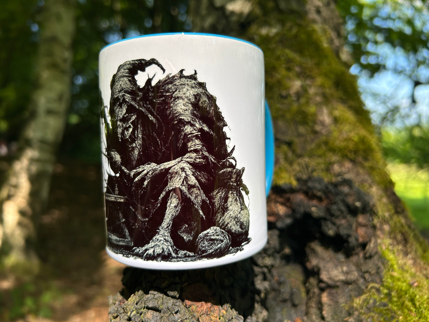Rumpelstilzchen Horror Tasse – Spinnrad Dark Fantasy | 330 ml Keramiktasse