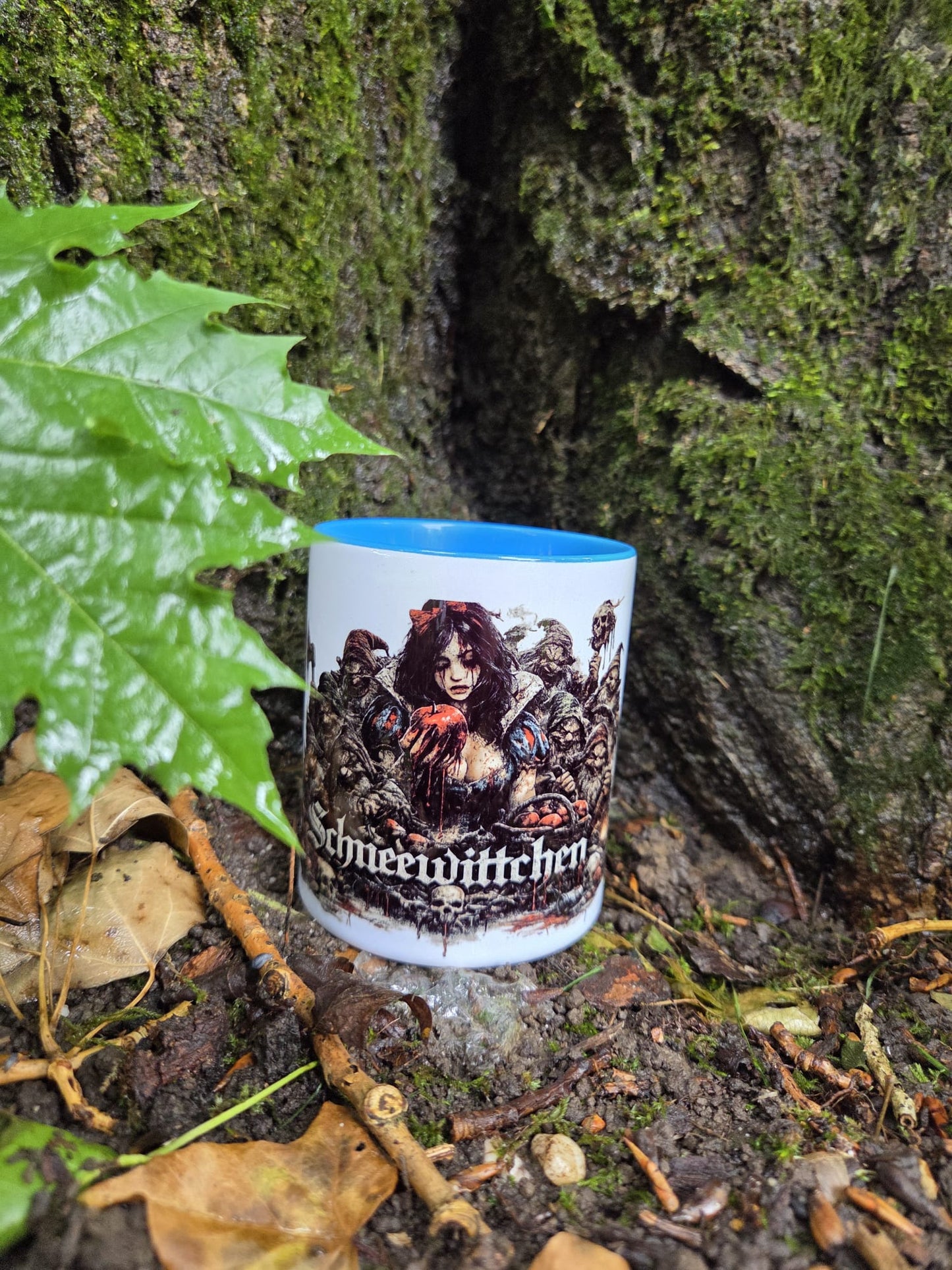 Schneewittchen Horror Tasse – Dark Fantasy Märchen | 330ml Keramik, spülmaschinenfest