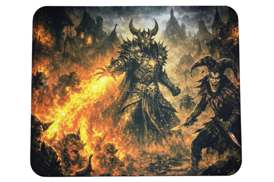Dark Fantasy Mauspad – Dämon Gaming Mauspad für Mittelalter & RPG Fans
