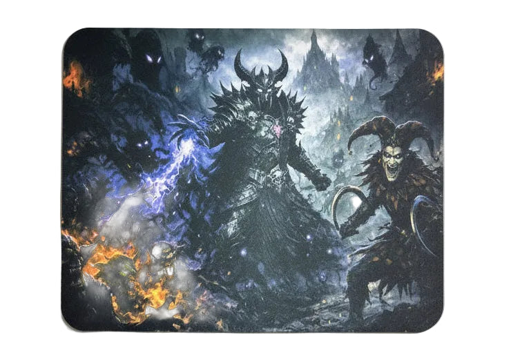 Dark Fantasy Mauspad – Dämon Gaming Mauspad für Mittelalter & RPG Fans