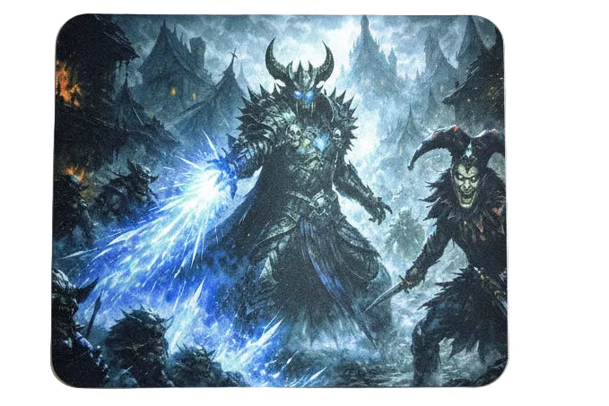 Dark Fantasy Mauspad – Dämon Gaming Mauspad für Mittelalter & RPG Fans