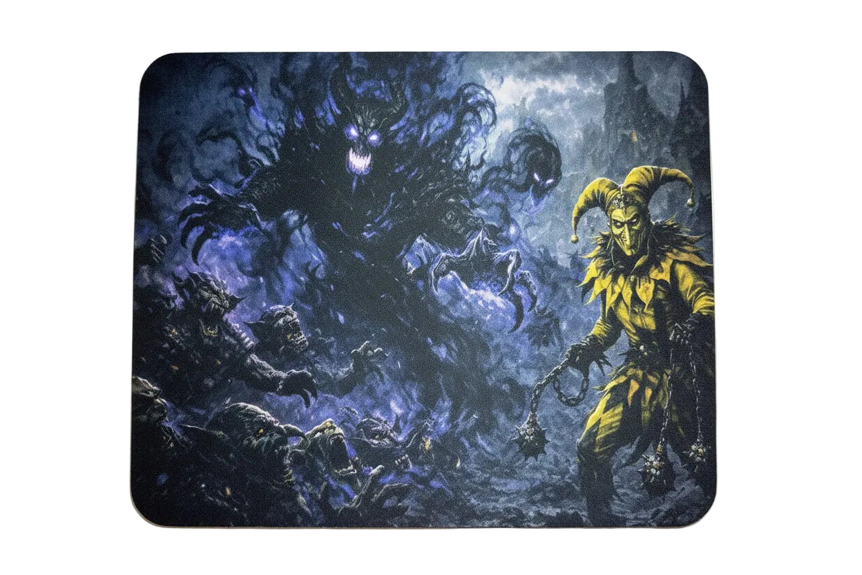 Dark Fantasy Mauspad – Dämon Gaming Mauspad für Mittelalter & RPG Fans