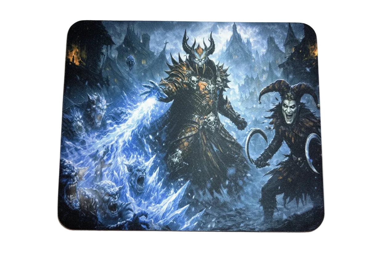 Dark Fantasy Mauspad – Dämon Gaming Mauspad für Mittelalter & RPG Fans
